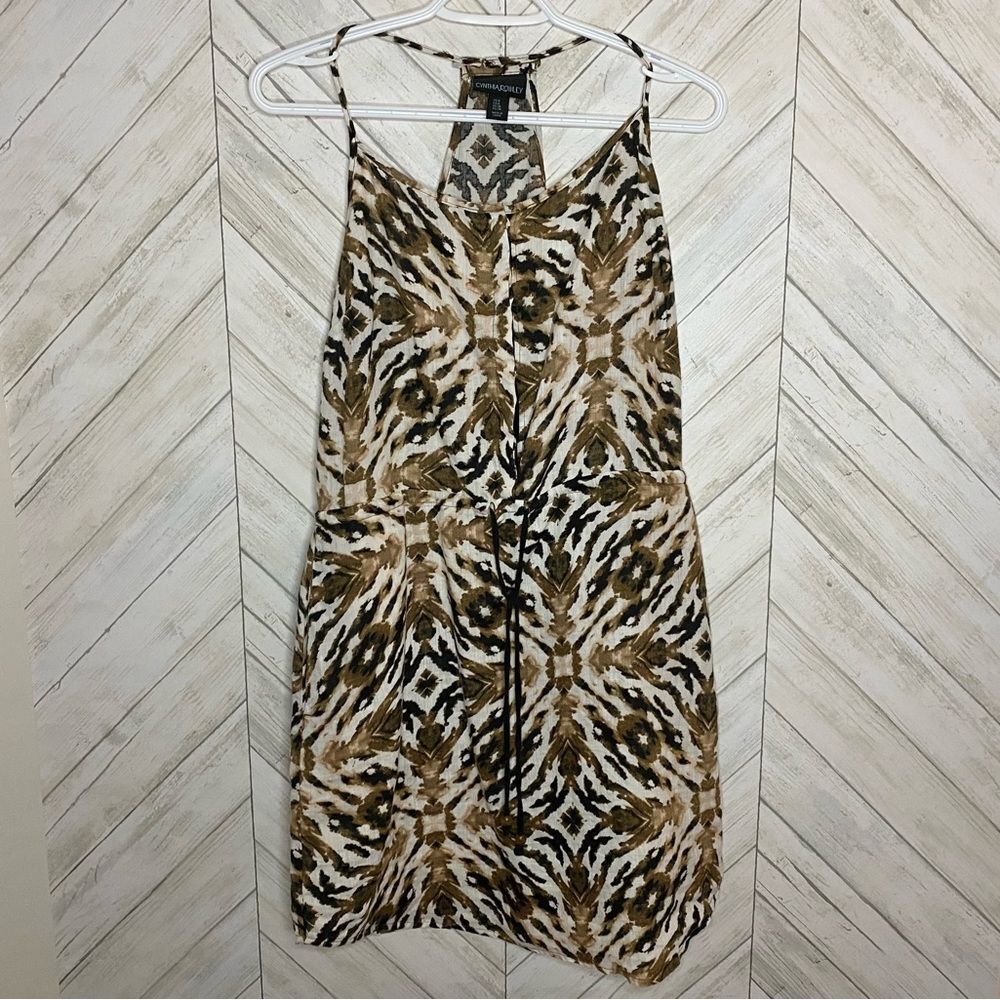 Cynthia Rowley linen print dress